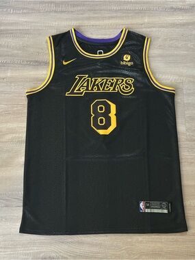 Kobe Bryant Souvenir Los Angeles Lakers #8 Black Mamba Jersey XXL
